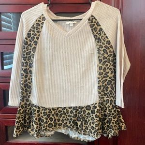 Umgee Boutique Leopard Top